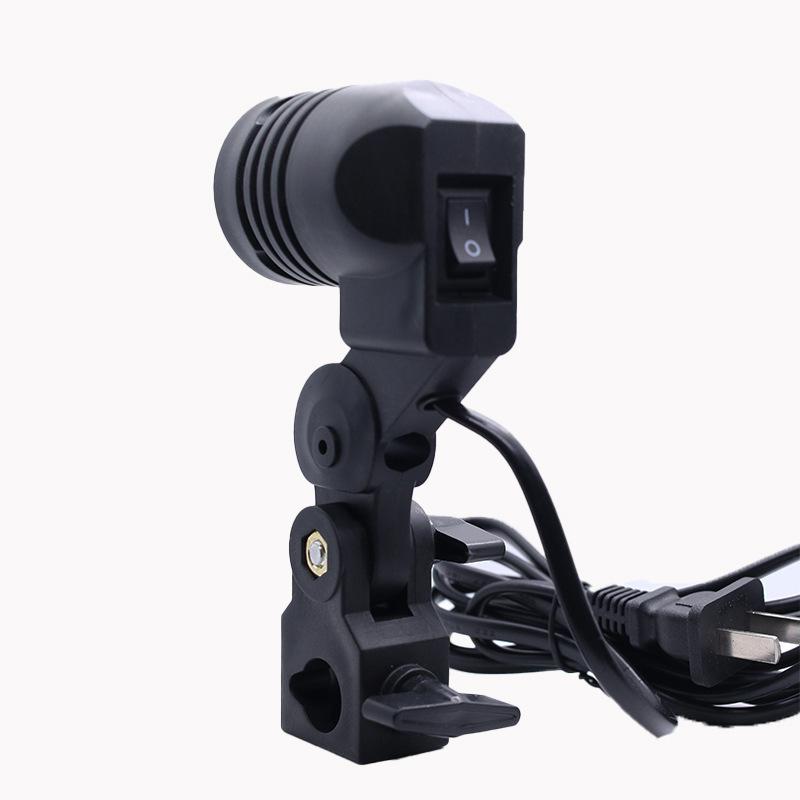 Photography Umbrella Light - Cable Negro de 1.8M con Base