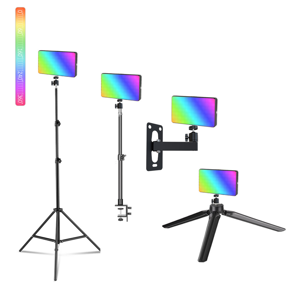 Photography Umbrella Lights - Luz de vídeo LED RGB SH
