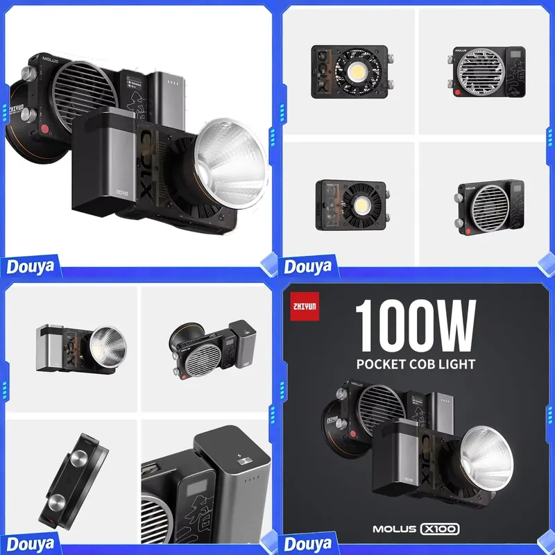 Photography Video - ZHIYUN Molus X100, luz LED COB