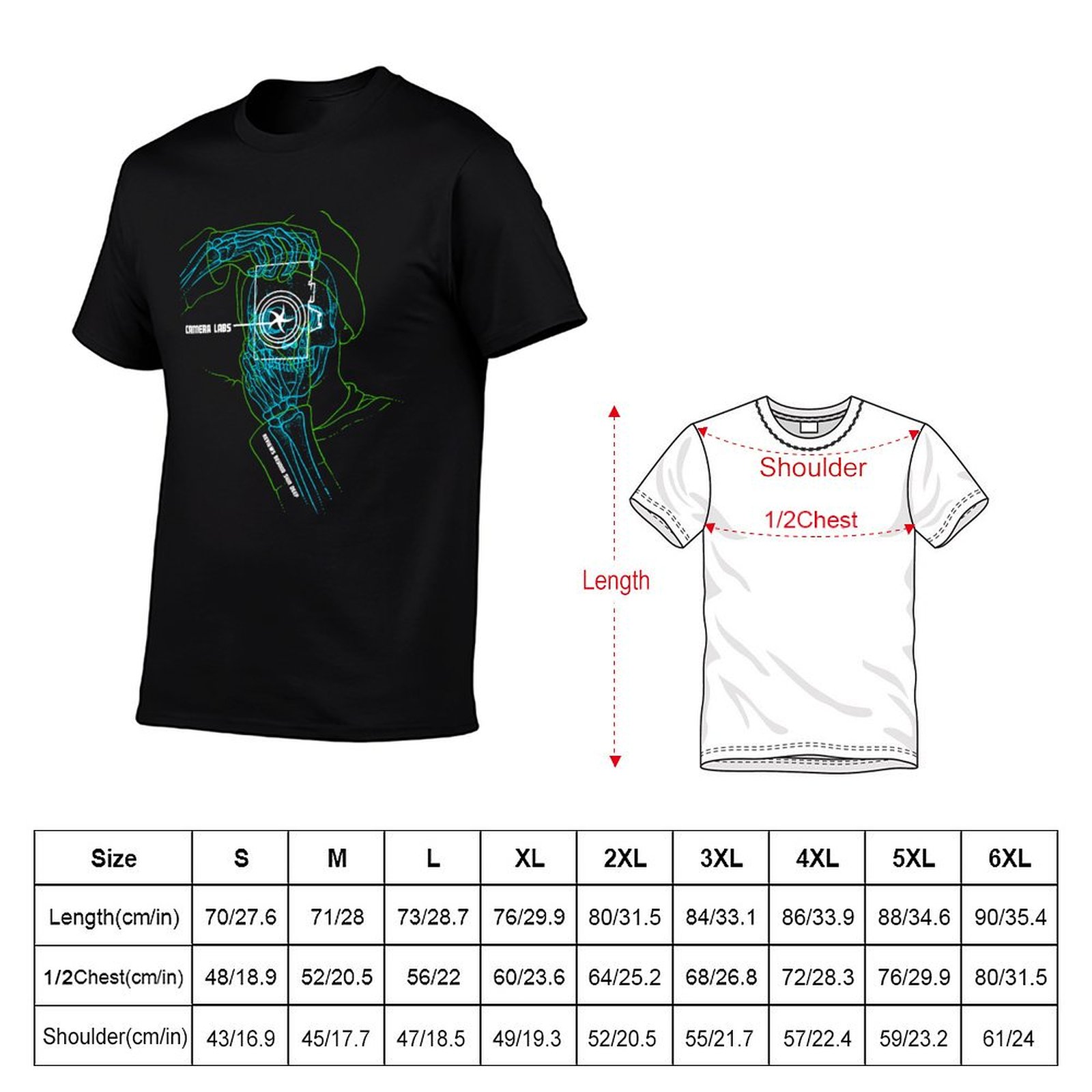 Camiseta Cameralabs Photograph - Photography X Ray reseña y precio