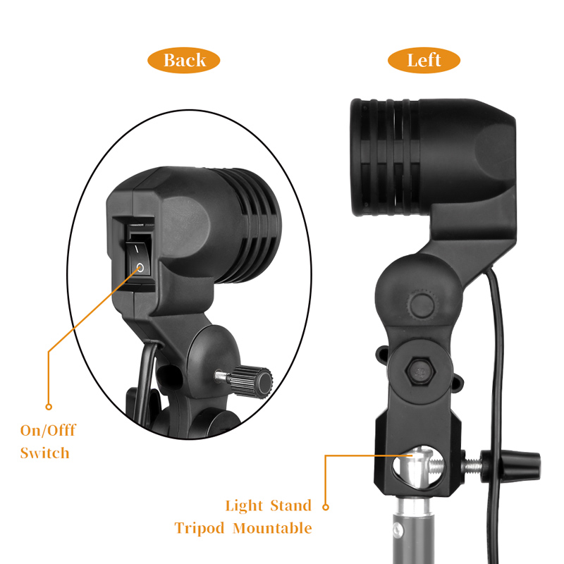 Soporte de bombilla de Cable d - Photography Umbrella Light reseña y precio