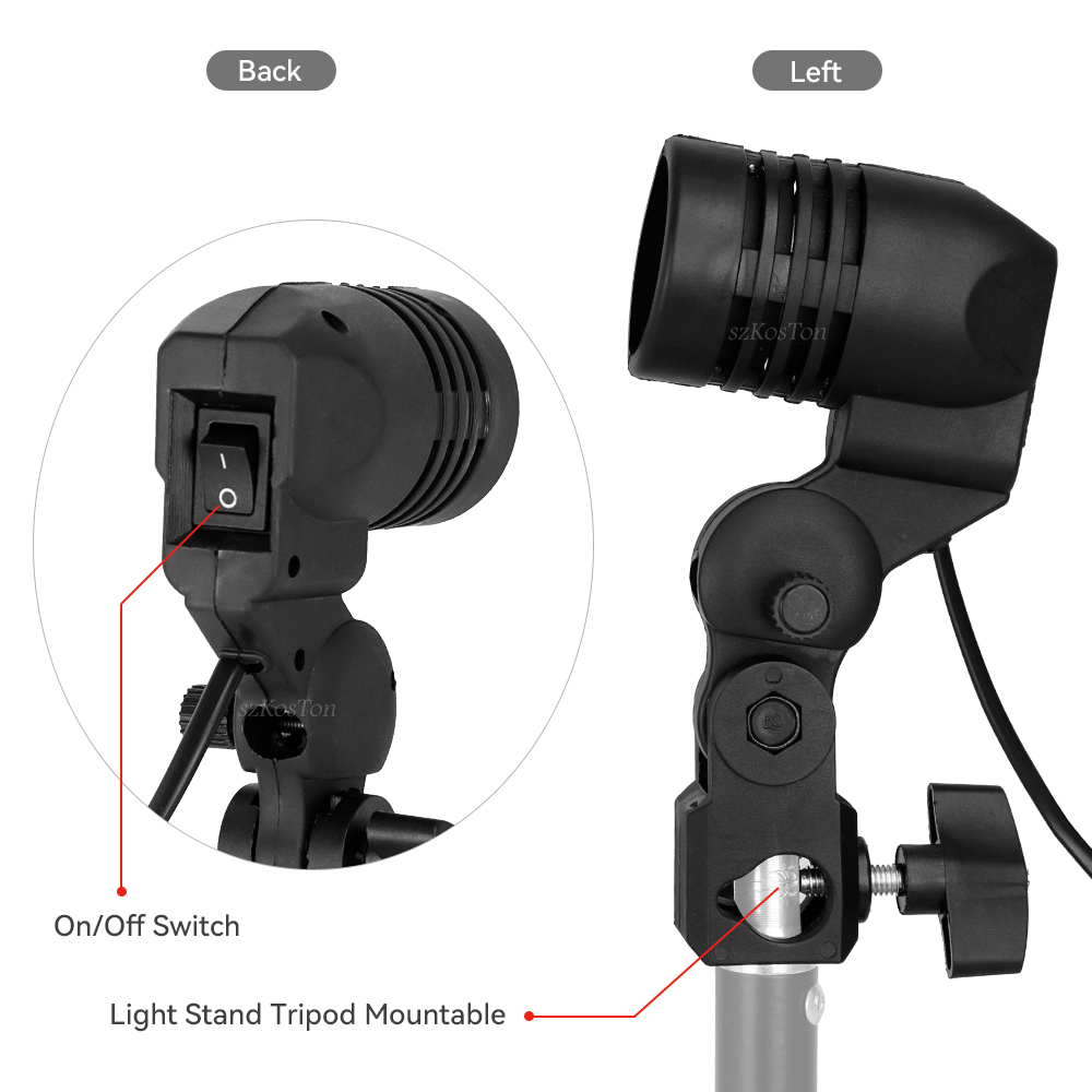 Portalámparas de un solo cabez - Photography Umbrella Light reseña y precio