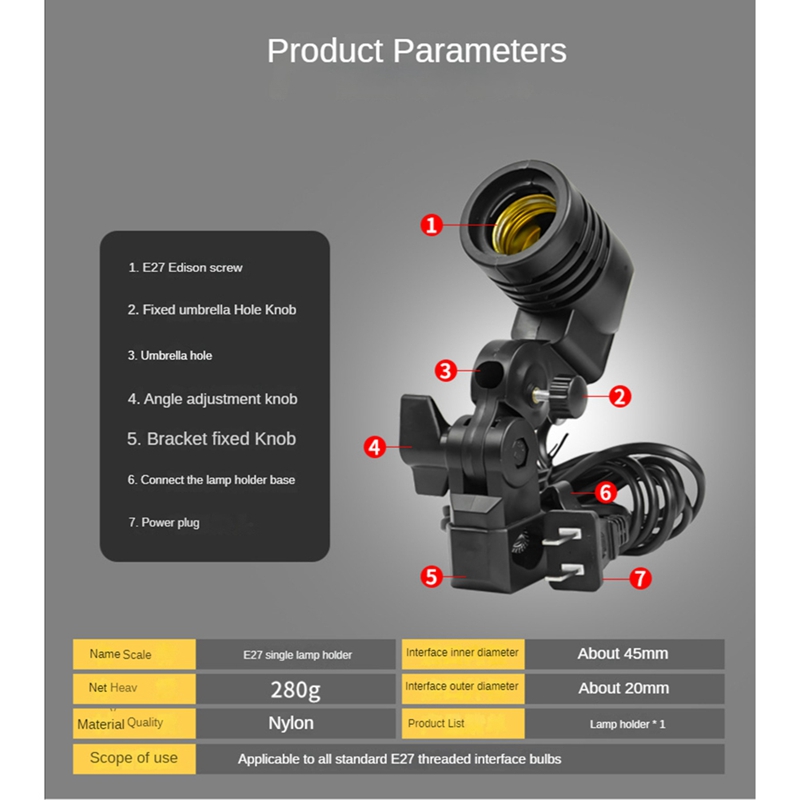 Lámpara de estudio fotográfico - Photography Umbrella Light reseña y precio