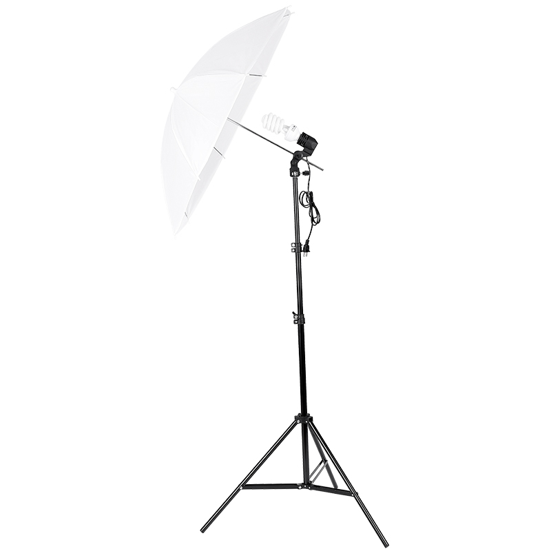 3*45W fotografía vídeo retrato - Photography Umbrella Light reseña y precio