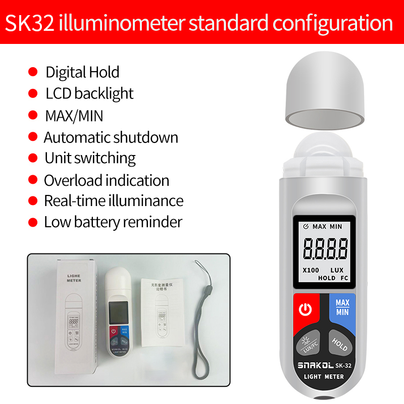 Medidor de iluminación Digital - Photography Ratio reseña y precio