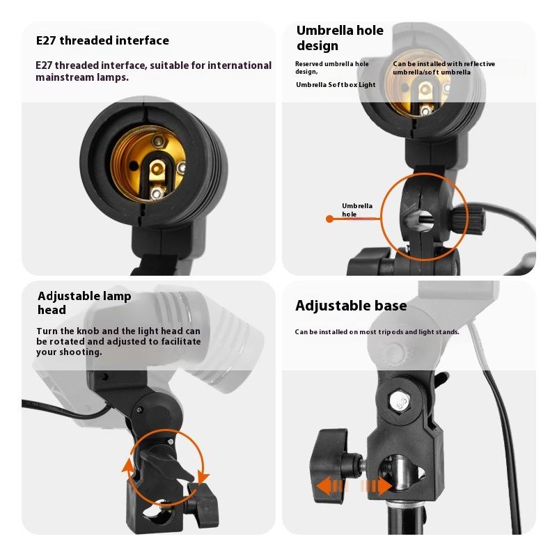 Cable de 1,8 M, enchufe E27, S - Photography Umbrella Light reseña y precio
